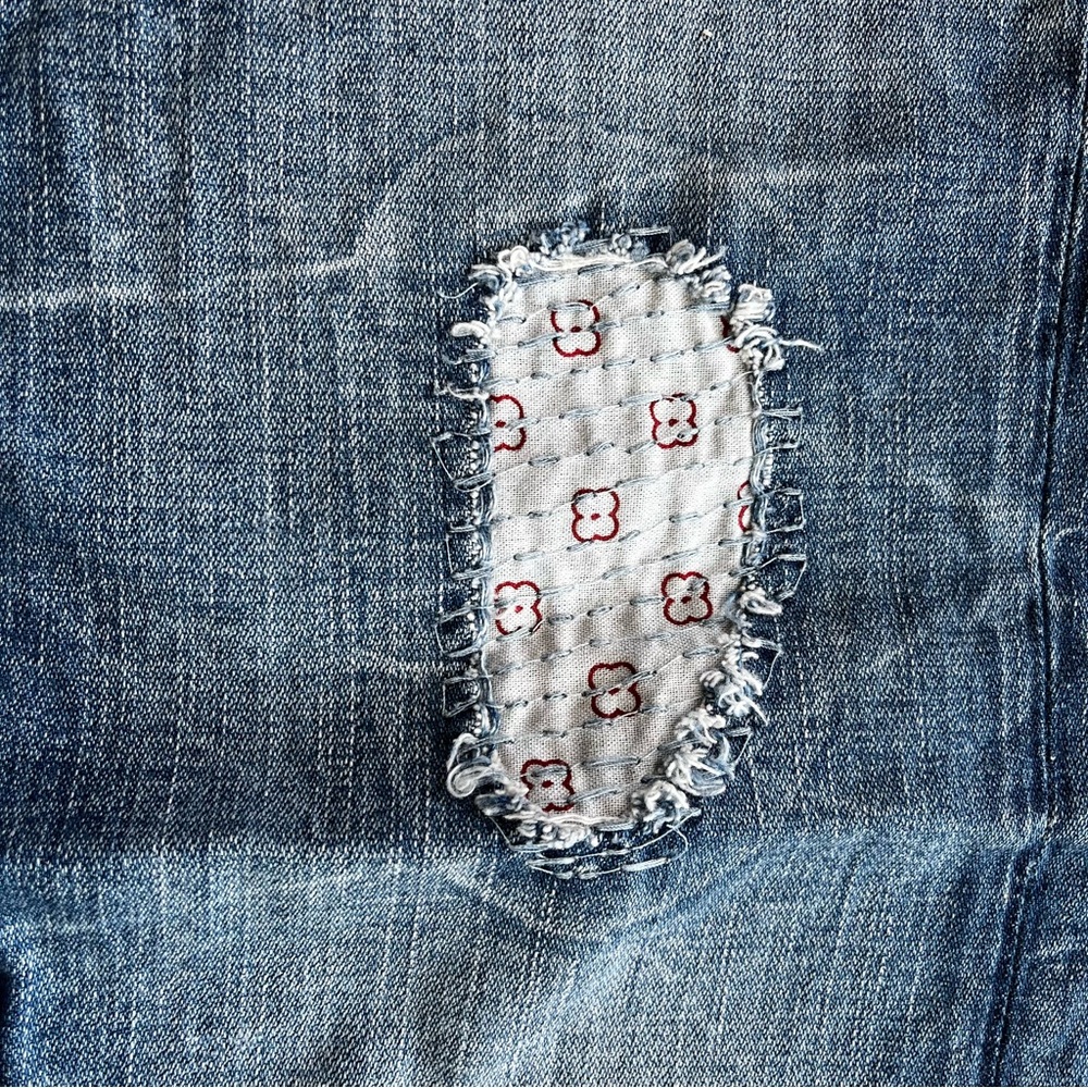 True Religion Men’s Denim Jeans 33x33 Straight Flap Nat Mega T Red - Picture 13 of 15